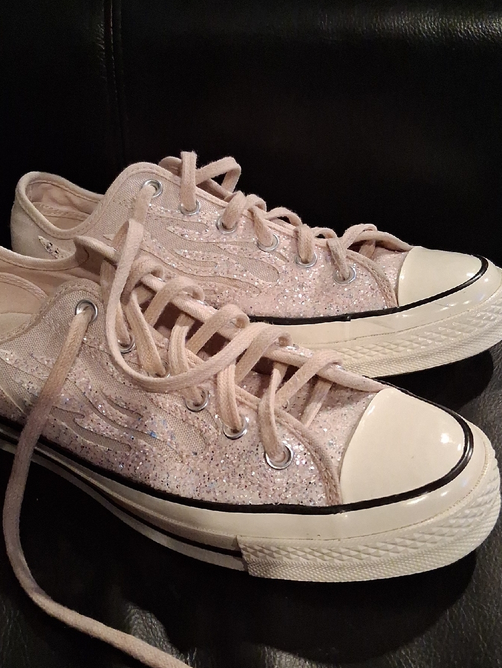 Ladies Glitter Converse